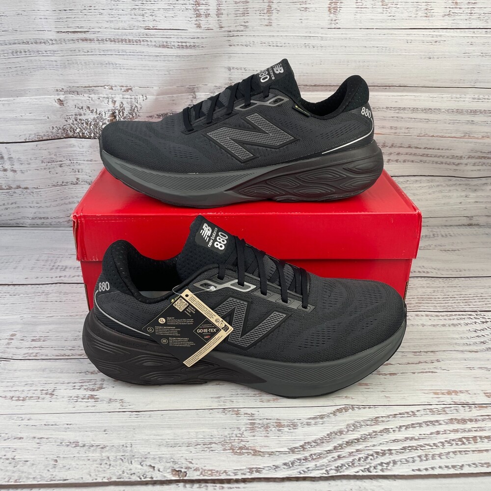 New Balance Fresh Foam X 880 v15 Gore-Tex Mens US 12.5 D Running Shoes Black